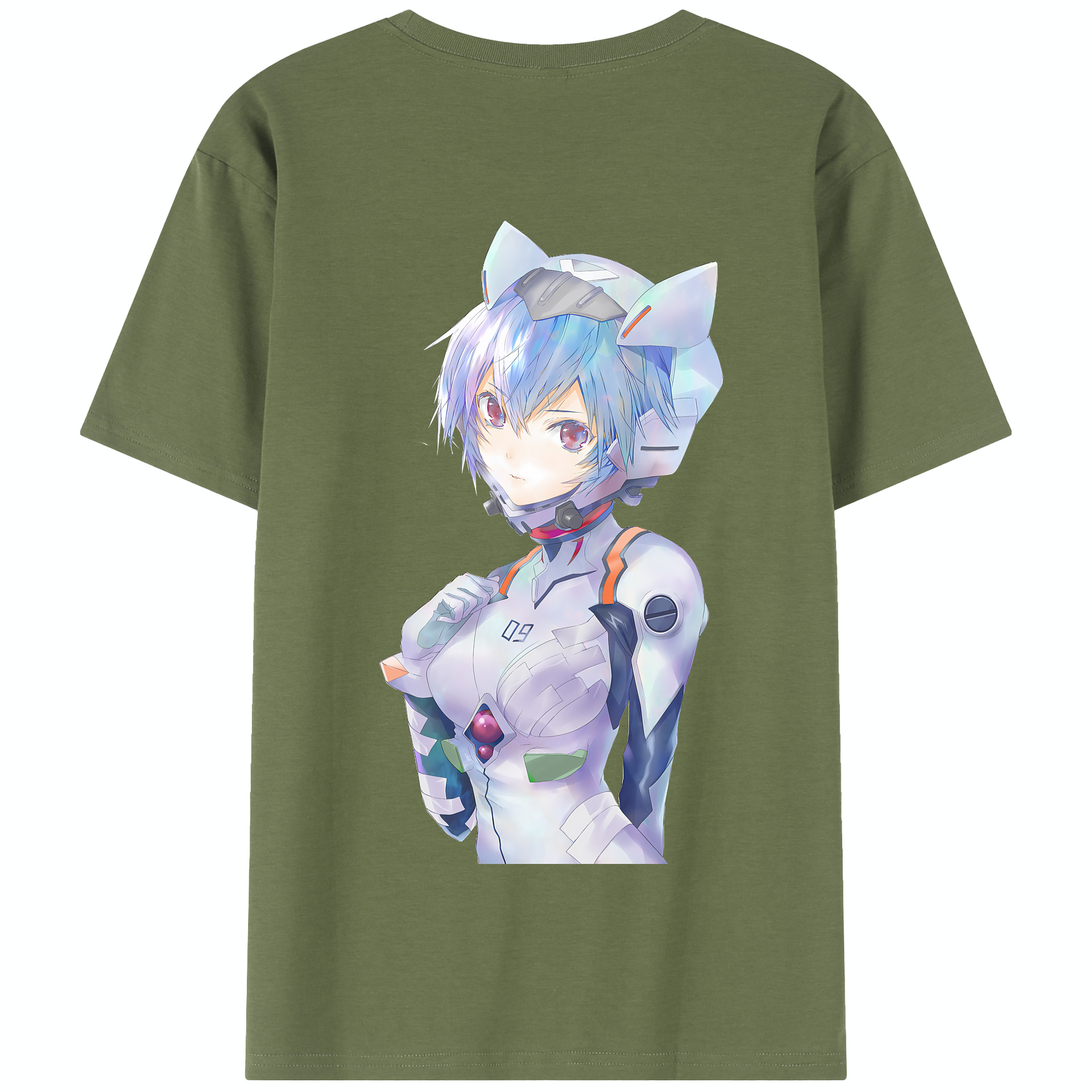 （画像用） EVA 新世紀エヴァンゲリオン 綿100％半袖Tシャツ（背面プリント）